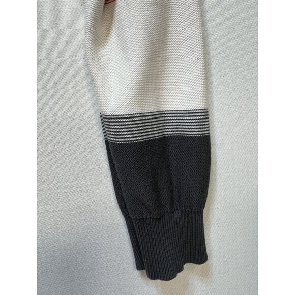 Volcom Mens Corpo Class V Neck Pullover Sweater Long Sleeve Size XL Multi Stripe - Picture 10 of 10